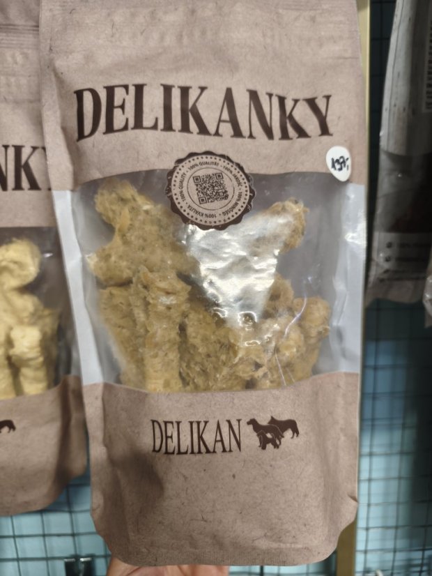 DELIKANKY Naturální kost - ZELENINA A KLOUBNÍ VÝŽIVA 6 ks