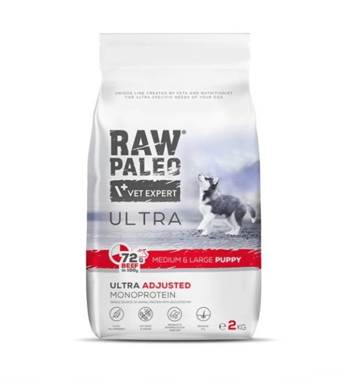RAW PALEO ULTRA BEEF PUPPY MEDIUM/LARGE