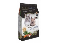 Kompletní  superprémiové extrudované krmivo pro králíky všech plemen s optimální tvrdostí, která nap