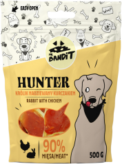 Mr Bandit HUNTER Králík plněný kuřecím masem 500g