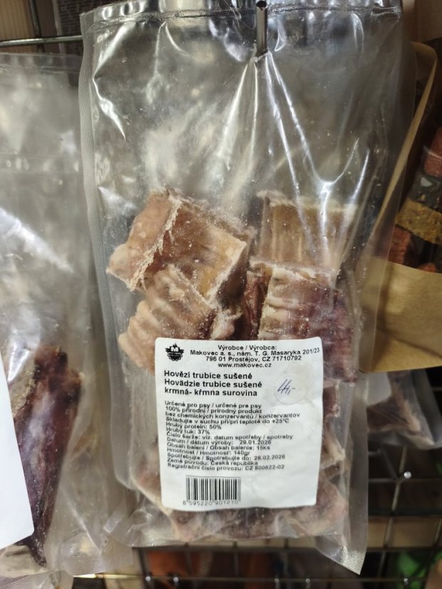 Hovězí trubice sušené 140g