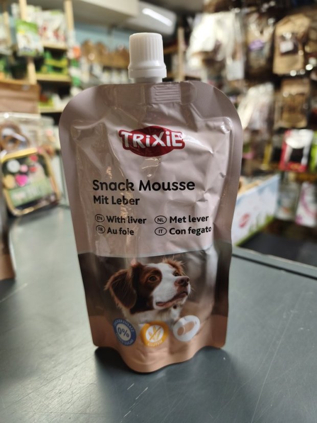 Snack Mousse - játrová pěna, pamlsek pro psy 200 g Snack Mousse - játrová pěna, pamlsek pro psy 200 g