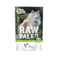 Masová kapsička Raw Paleo  Adult -  Zvěřina s konopným olejem 100g