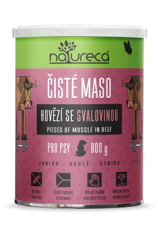 Hovězí se svalovinou 800g