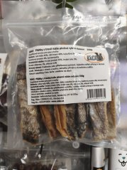 Plátky z tresčí kůže plněné rybím masem 250g