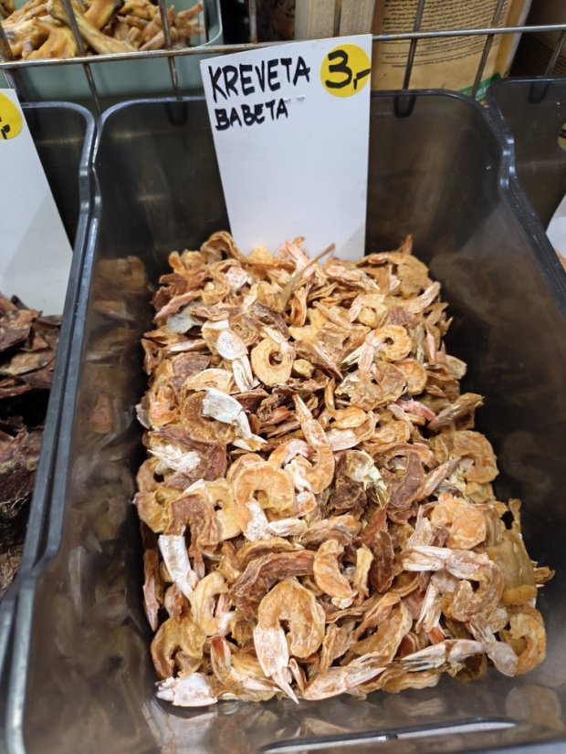 Sušená kreveta 1ks