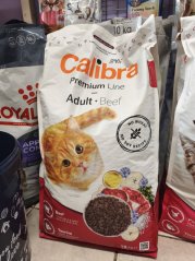 Calibra Premium Line Cat Adult Beef 10 kg