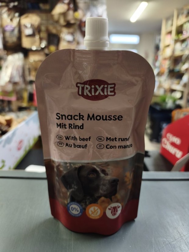 Snack Mousse - pěna s hovězím, pamlsek pro psy  200 g