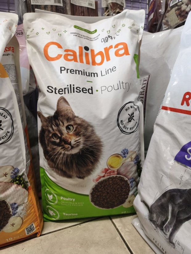 Calibra Premium Line Cat Sterilised Poultry 10 kg Calibra Premium Line Cat Sterilised Poultry 10 kg