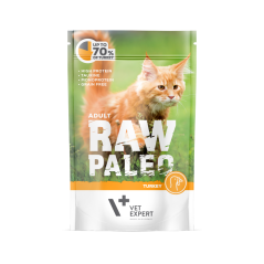 Masová kapsička Raw Paleo  Adult -  Krůtí se slunečnicovým olejem 100g