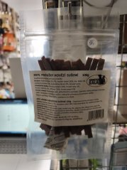 Proužky hovězí sušené 100g