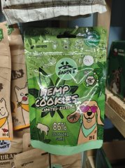 Mr.Bandit HEMP COOKIES GAME limited edition  75g - konopné cookies s 86 % zvěřiny