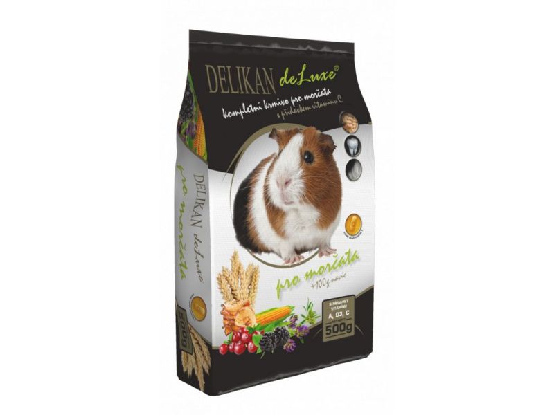 DELIKAN deLuxe pro morčata 500g DELIKAN deLuxe pro morčata 500g
