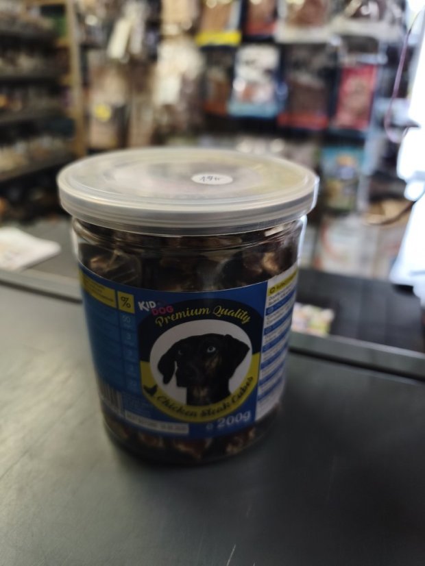 KidDog kuřecí masíčko v kostičce 200g-sleva KidDog kuřecí masíčko v kostičce 200g-sleva