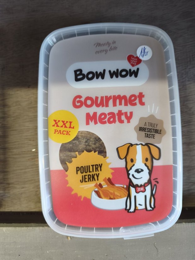 Bow wow Drůbeží pásky XXL pack 250g