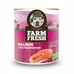Farm Fresh Losos s hráškem a brusinkami 750g