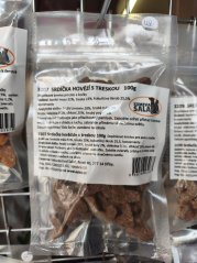 Srdíčka hovězí s treskou 100G