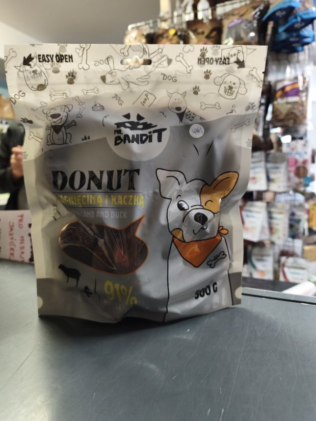 Mr.Bandit DONUT jehněčí s kachnou 500 g