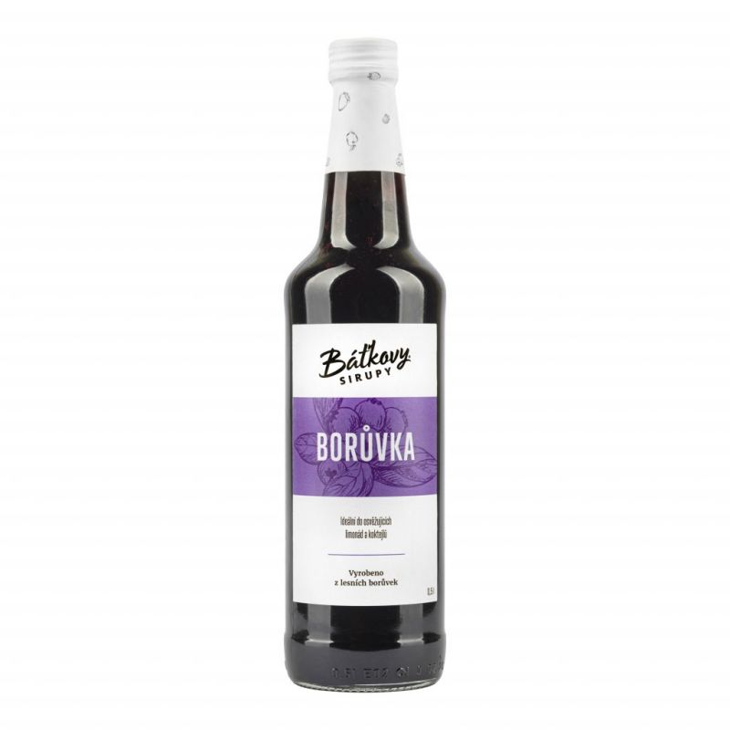 Borůvkový sirup - 1ks: 500ml, Záruční doba: 24 měsíců