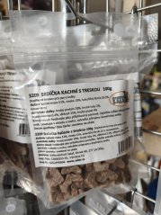 Srdíčka kachní s treskou 100G