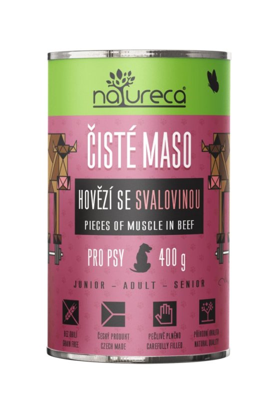 Hovězí se svalovinou 400g