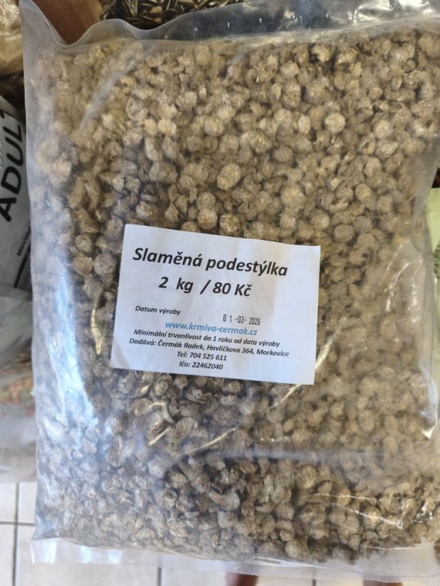 Slaměná podestýlka 2Kg