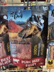 KIDDOG SUPER PREMIUM 100% hovězí čistá svalovina bez aditiv 70 g