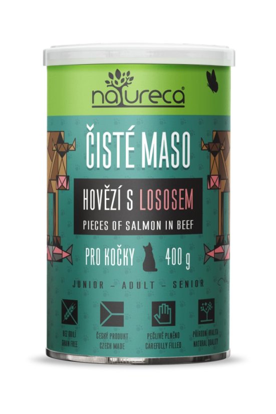 Hovězí s lososem 400g Hovězí s lososem 400g