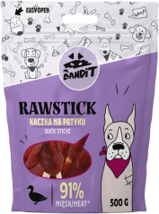 Mr Bandit RAWSTICK Kachní tyčinky 500g
