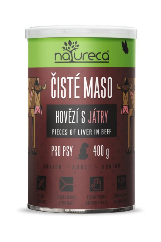 Hovězí s játry 400g