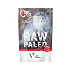 Masová kapsička Raw Paleo  Adult Hovězí s lososovým olejem 100g