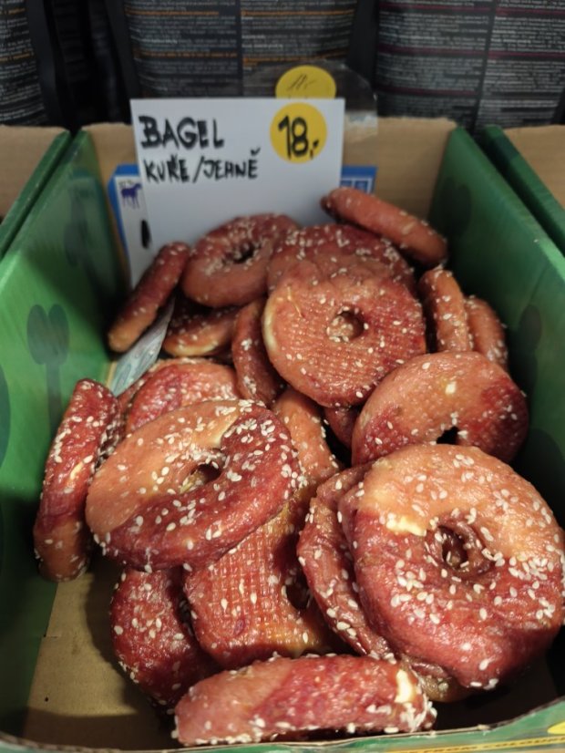 Bagel jehněčí a kuřecí KIDDOG